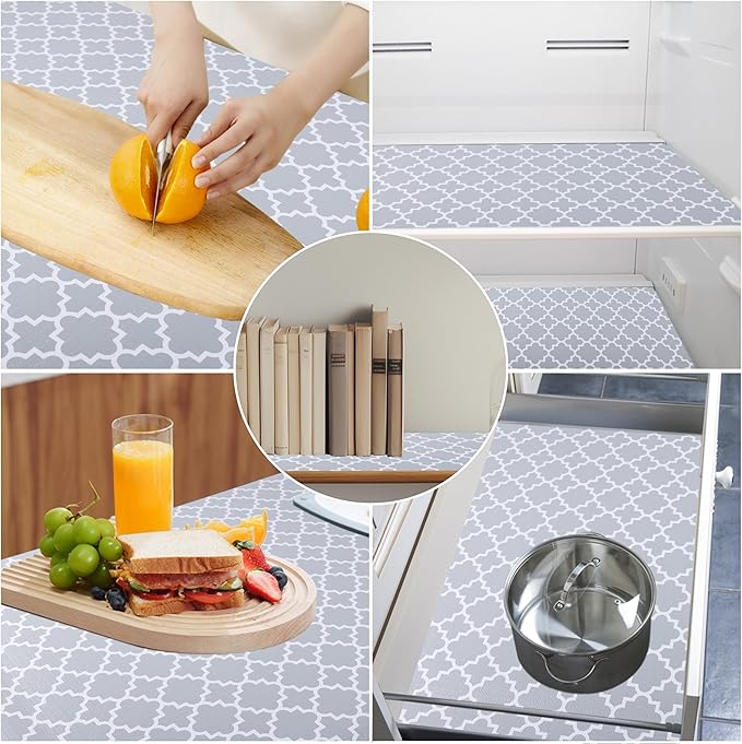 Shelf Liners for Kitchen Cabinets 15 Inch Wide X 20 Ft Non Adhesive Cabinet - Image 4