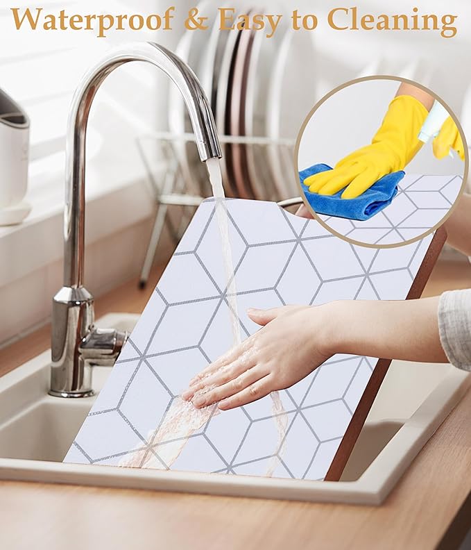 Shelf Liners for Kitchen Cabinet 24 Inch Wide X 20 Ft Non Adhesive Cabinet - Image 3