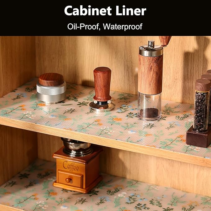 INNOLITES Shelf Liners for Kitchen Cabinets – Drawer Liner Waterproof & - Image 2