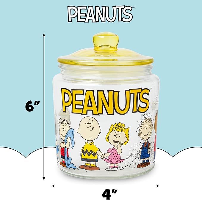 Silver Buffalo Peanuts Squad Featuring Charlie Brown, and Franklin Glass Cookie - Image 2
