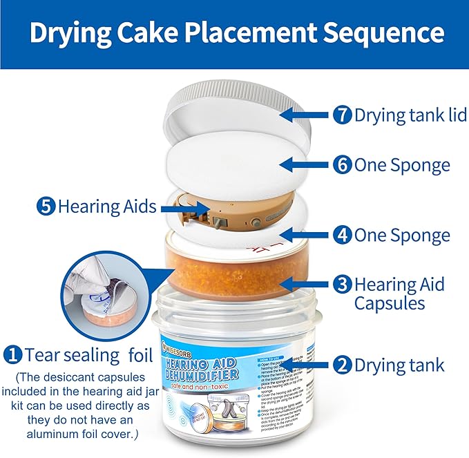 10 Pieces Hearing Aid Dryer, Hearing Aid Dryer Capsules Bricks, Hearing Aid - Image 9