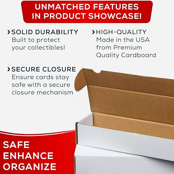 Collector's First Pick Premium 800 Count Storage Box Trading Card Storage Box - Image 4
