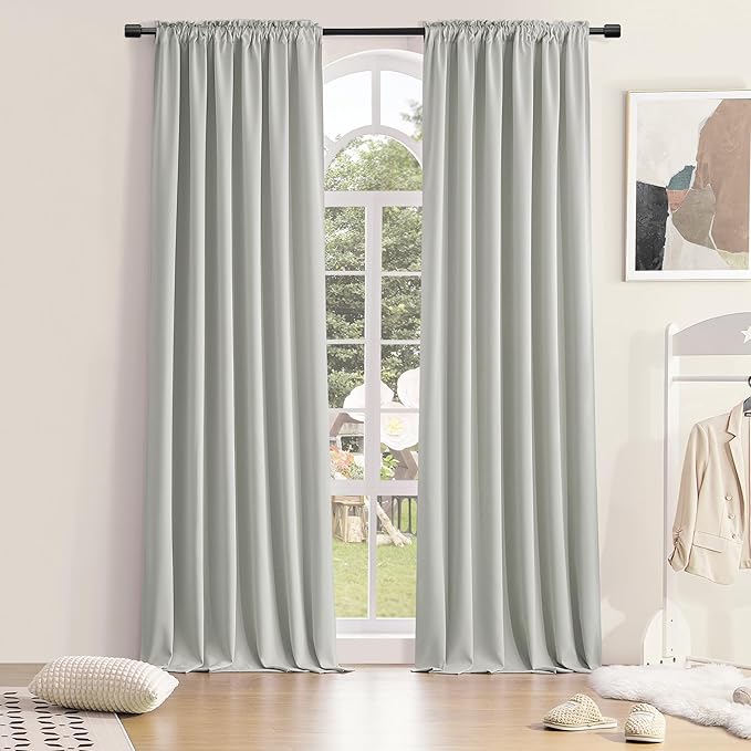 DONREN 108 Inches Long Curtains by DONREN