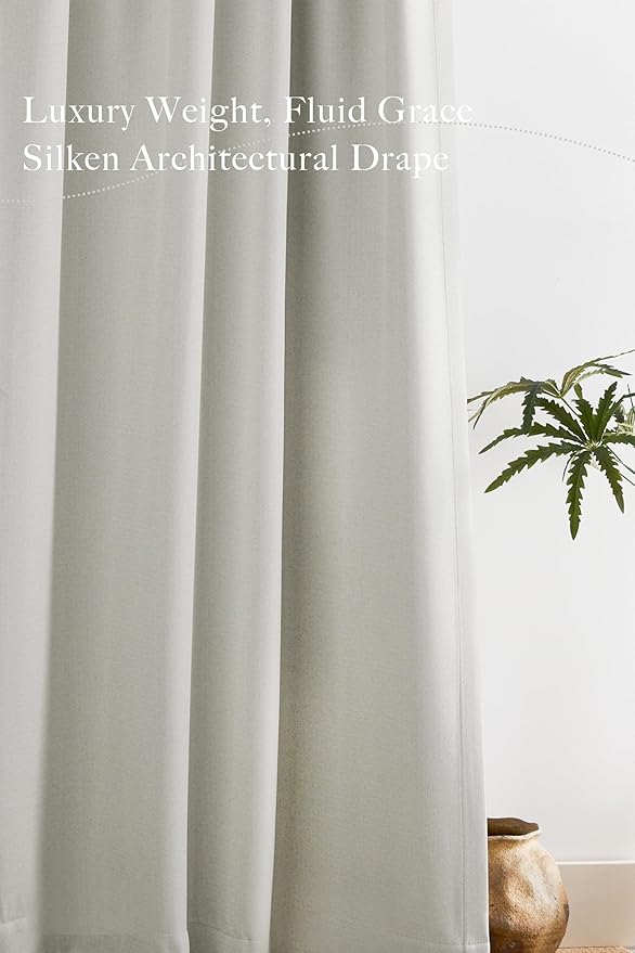 NICETOWN Room Darkening Faux Linen Curtains - Image 6