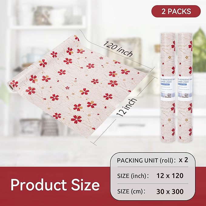 FIFTY FEET 12"x120" Non-Adhesive Shelf Liner - Image 5