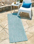 Unique Loom Collection Casual Transitional Solid Heathered Indoor/Outdoor by UniqueLoom