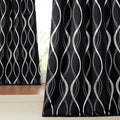 NICETOWN Blackout Curtains for Patio, 1 Pair, 52 inches by 90 inches, Foil by NICETOWN