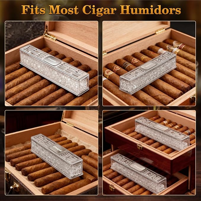Pre-Filled Cigar Humidifier – Ready-to-Use Crystal Gel Humidifier, Cigar - Image 6
