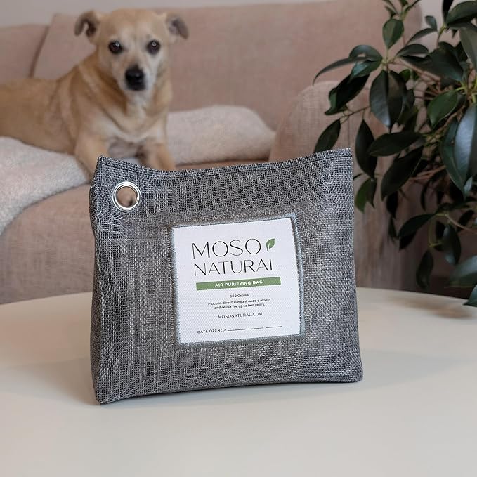Moso Natural Air Purifying Bag 600g Premium Bamboo Charcoal Odor Absorber | Pet - Image 8