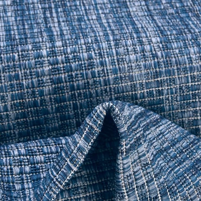 Unique Loom Collection Casual Transitional Solid Heathered Indoor/Outdoor - Image 7