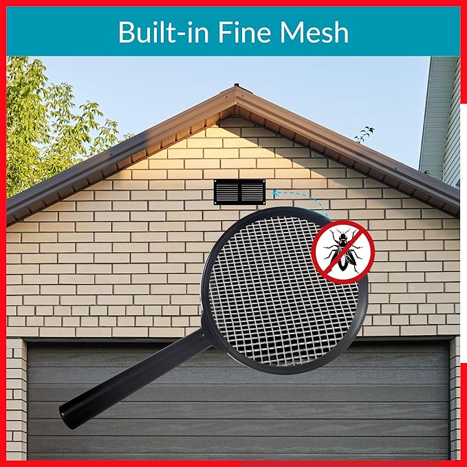 6x2 Vent Cover - Black HVAC Return Air Grille - Image 5