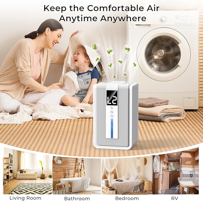 Dehumidifiers for Home, 42 OZ Small Dehumidifier - Image 8