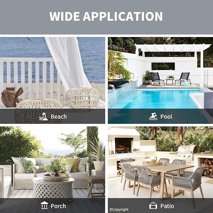 Waterproof Outdoor Curtain W52 x L63 - Image 8