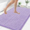 Smiry Luxury Chenille Bathroom Rugs 48x32, Extra Soft and Absorbent Shaggy Bath by Smiry