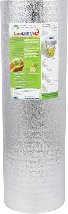 INSULATION MARKETPLACE SmartSHIELD -3mm 48 inchx100Ft ReflectiveINSULATION roll - Image 2