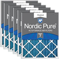 Nordic Pure 16x24x1 MERV 7 Pleated AC Furnace Air Filters 6 Pack by NordicPure