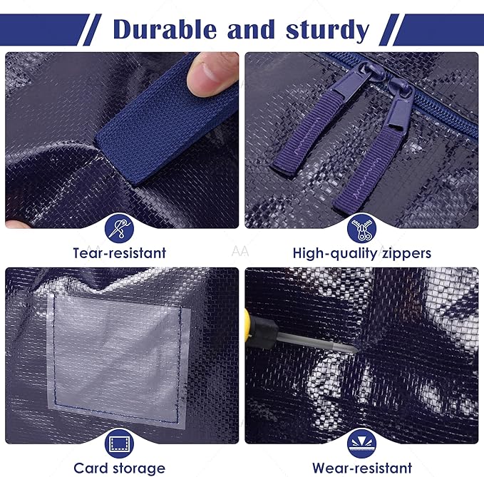6 Pack Extra Large Heavy Duty Moving Bags - Image 3
