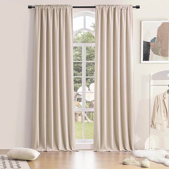 DONREN 108 Inches Long Curtains by DONREN