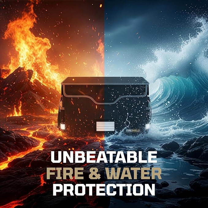FIRESHIELD PRO 5200°F Fireproof Document Box - Image 4