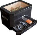 CASE Elegance Large Octodor Black Cedar Humidor by CASEELEGANCE