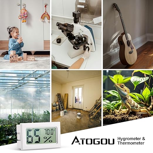 Atogou Mini Hygrometer Indoor Humidity Meter, Digital Humidity Gauge Indoor - Image 7