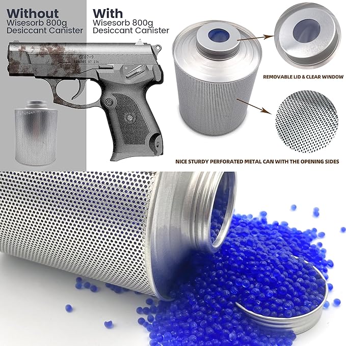 800 Gram Gun Safe Dehumidifier, 6 Pack of 1.77 LBS Rechargeable Dehumidifier - Image 2