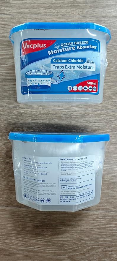 Vacplus Moisture Absorbers 6 Pack, Portable Humidity Absorber Boxes - Image 8