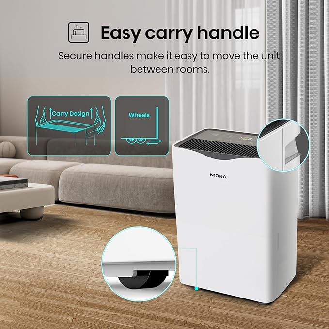 Mora Mora by Hisense 35 Pint Dehumidifier, - Image 7