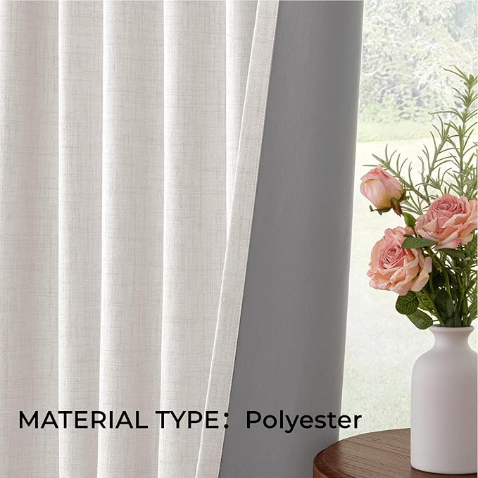 INOVADAY Thermal Sliding Door Curtains 100% Blackout Curtains - Image 5