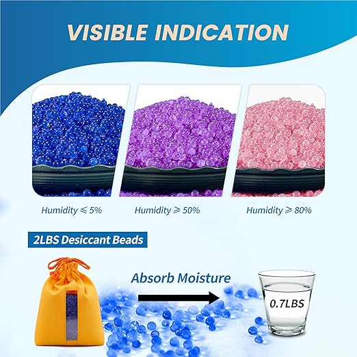 2 Sets 1000g Rechargeable Silica Gel Beads - Image 5