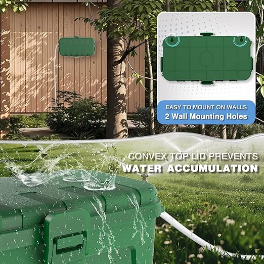 Flemoon Outdoor Electrical Box Waterproof, Medium Weatherproof Electrical Box - Image 6