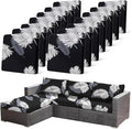 14Pcs Stretch Patio Cushion Covers Dustproof Outdoor Cushion Covers Washable by CALBODE