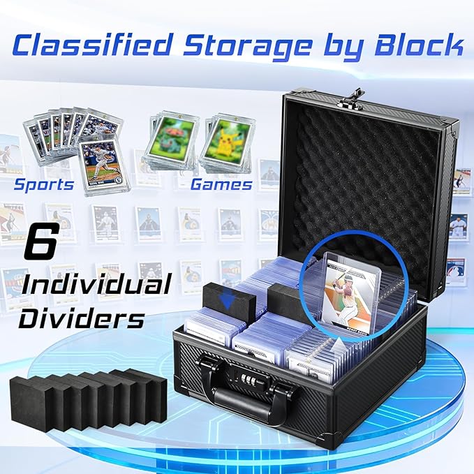 Card Storage Box for 3" x 4" 35pt Toploaders, Sports Cards Case - Image 4