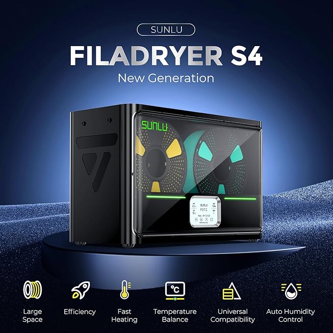 SUNLU Official Filament Dryer S4, 4-Spool Filament Storage Box - Image 2