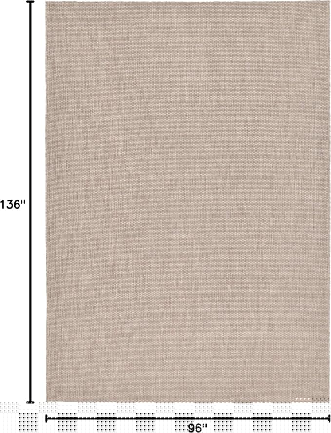 Unique Loom Collection Casual Transitional Solid Heathered Indoor/Outdoor - Image 2