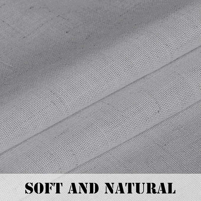 H.VERSAILTEX 2 Pack Ultra Luxurious High Woven Linen Elegant Curtains Rod - Image 4