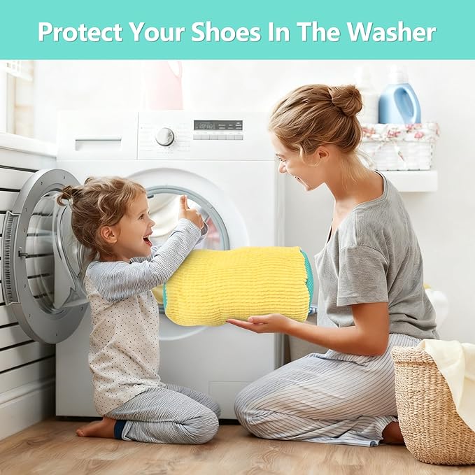 Shoe Washing Machine Bag, Shoe Cleaning Bag, Reusable Laundry Shoes Bag - Image 6