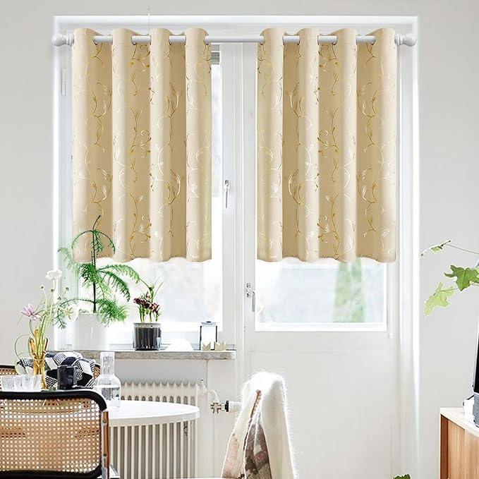 BUHUA Blackout Small Window Curtains - Image 2