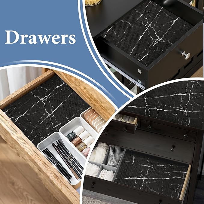 Drawer and Shelf Liner for Kitchen Cabinet: 12 in X 20 Ft Non Slip Waterproof - Image 5