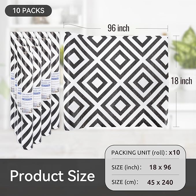 FIFTY FEET 18"x96" Non-Adhesive Shelf Liner - Image 5