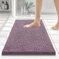 Smiry Luxury Chenille Bathroom Rugs 24x16, Extra Soft and Absorbent Shaggy Bath by Smiry