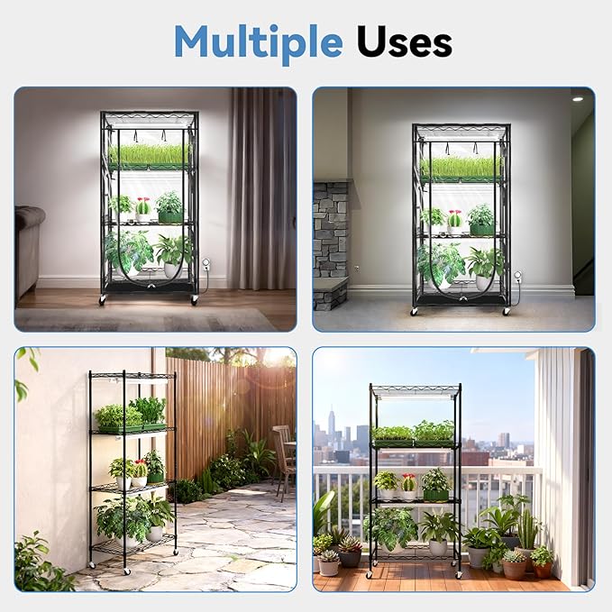 JESLED Indoor Greenhouse with Grow Light - Image 8