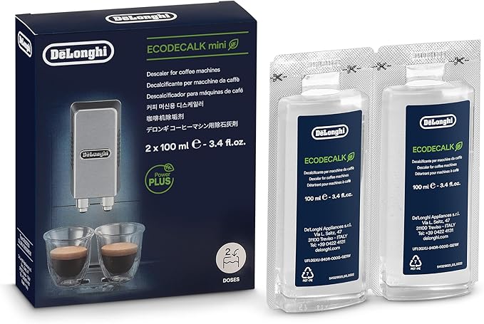 De'Longhi EcoDecalk Descaler, Eco-Friendly Universal Descaling Solution by DeLonghi