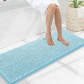 Smiry Luxury Chenille Bathroom Rugs 47x17, Extra Soft and Absorbent Shaggy Bath by Smiry