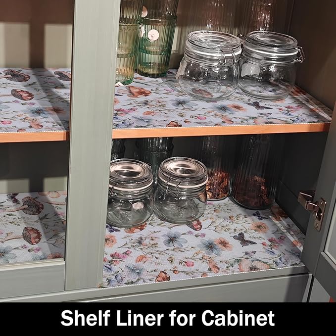 Mushroom Shelf Liners Non Adhesive 12IN x 20FT and Strong Non-Slip Shelf and - Image 6