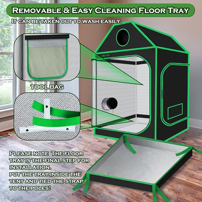 5x5 Growing Tent, Indoor Growing Tent - Image 6