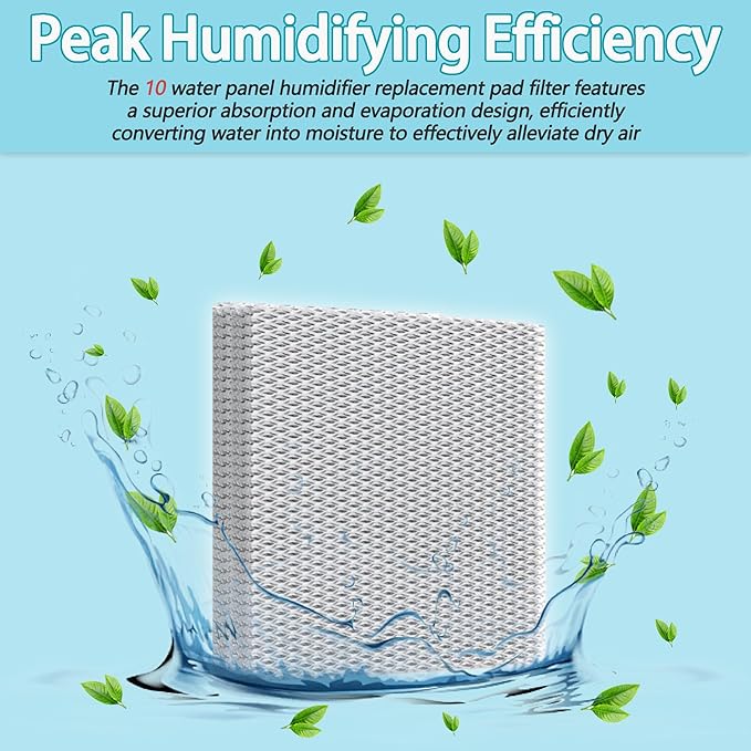 10 Water Panel Humidifier Replacement Pad Filter Compatible - Image 4
