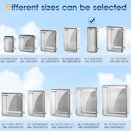 Waterproof Outdoor Project ABS Plastic Junction Box IP67 Weatherproof Dustproof - Image 4