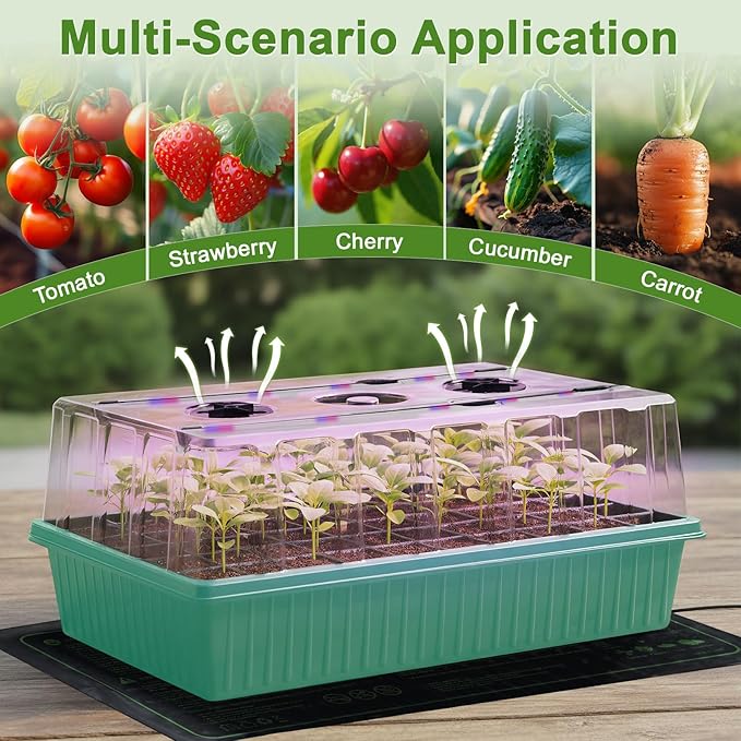 60-Cell Self-Watering Seed Starter Tray - Image 7