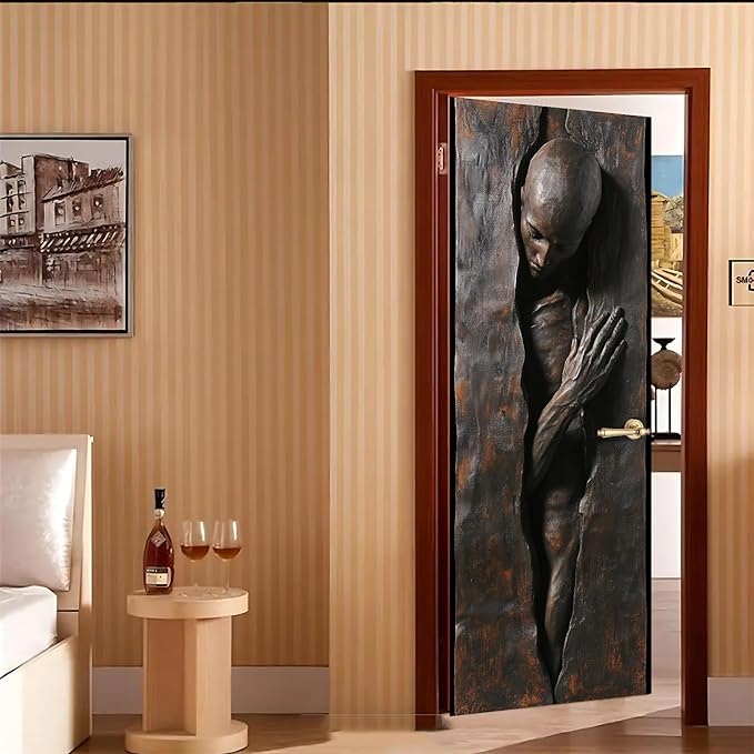 3D Door Stickers, Peel and Stick Vinyl Wallpaper, Self-Adhesive Mural - Image 7